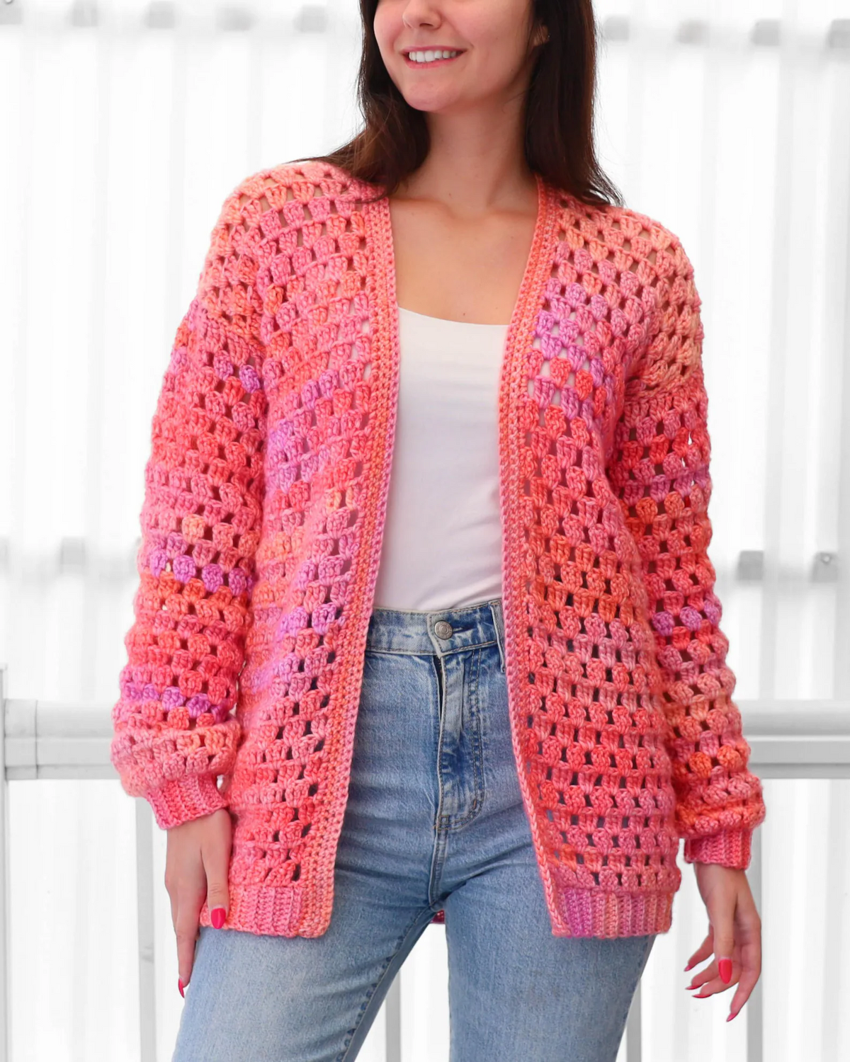 ELOISE Crochet Cardigan Pattern — PDF Instant Download