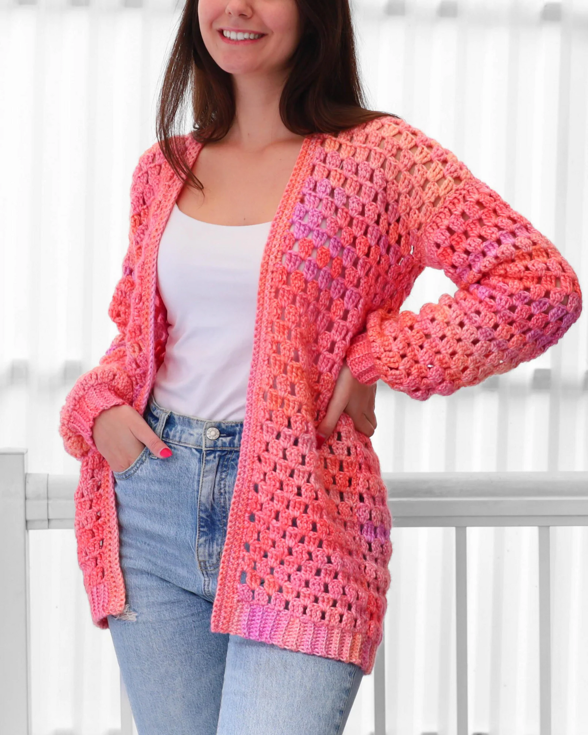 ELOISE Crochet Cardigan Pattern — PDF Instant Download